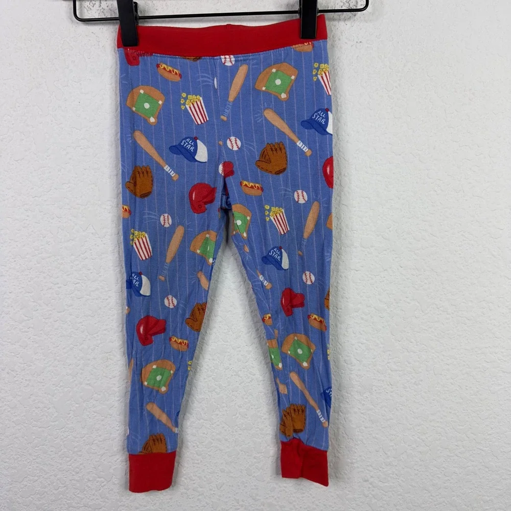 Little Sleepies PJ Pants‎ 2PC Bundle 2T 18-24M Bamboo Farm Animal Baseball
